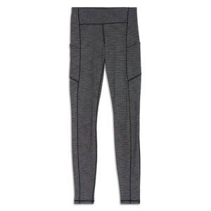 Lululemon Speed Up MR Leggings with Pockets 28" Size 4 Gray